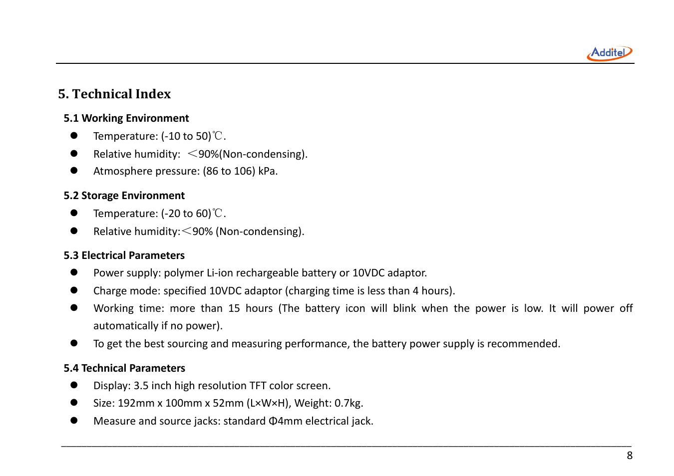Additel 221A Multifunction Temperature Calibrator User Manual User Manual | Page 15 / 87