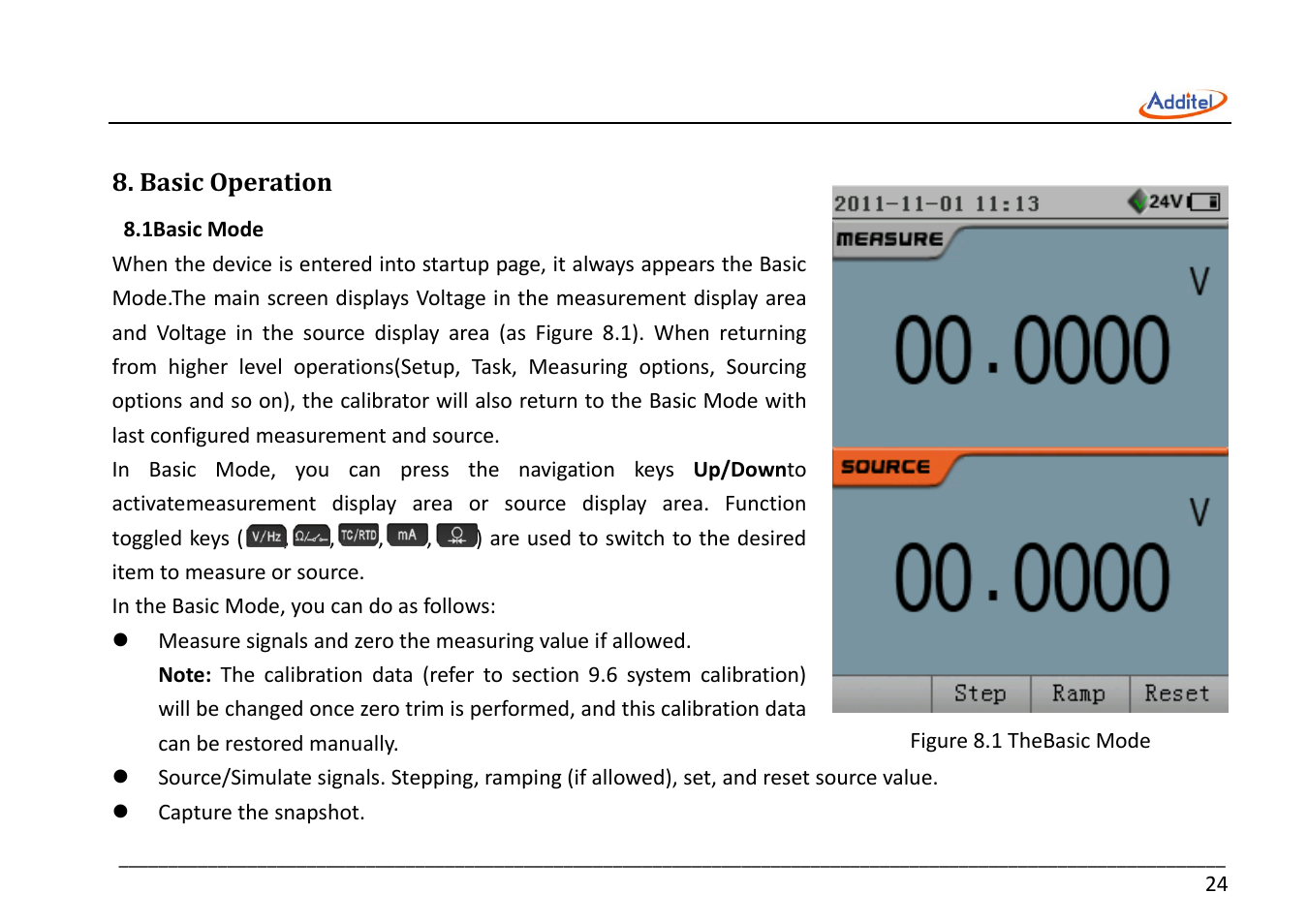 Additel 221A Multifunction Temperature Calibrator User Manual User Manual | Page 31 / 87