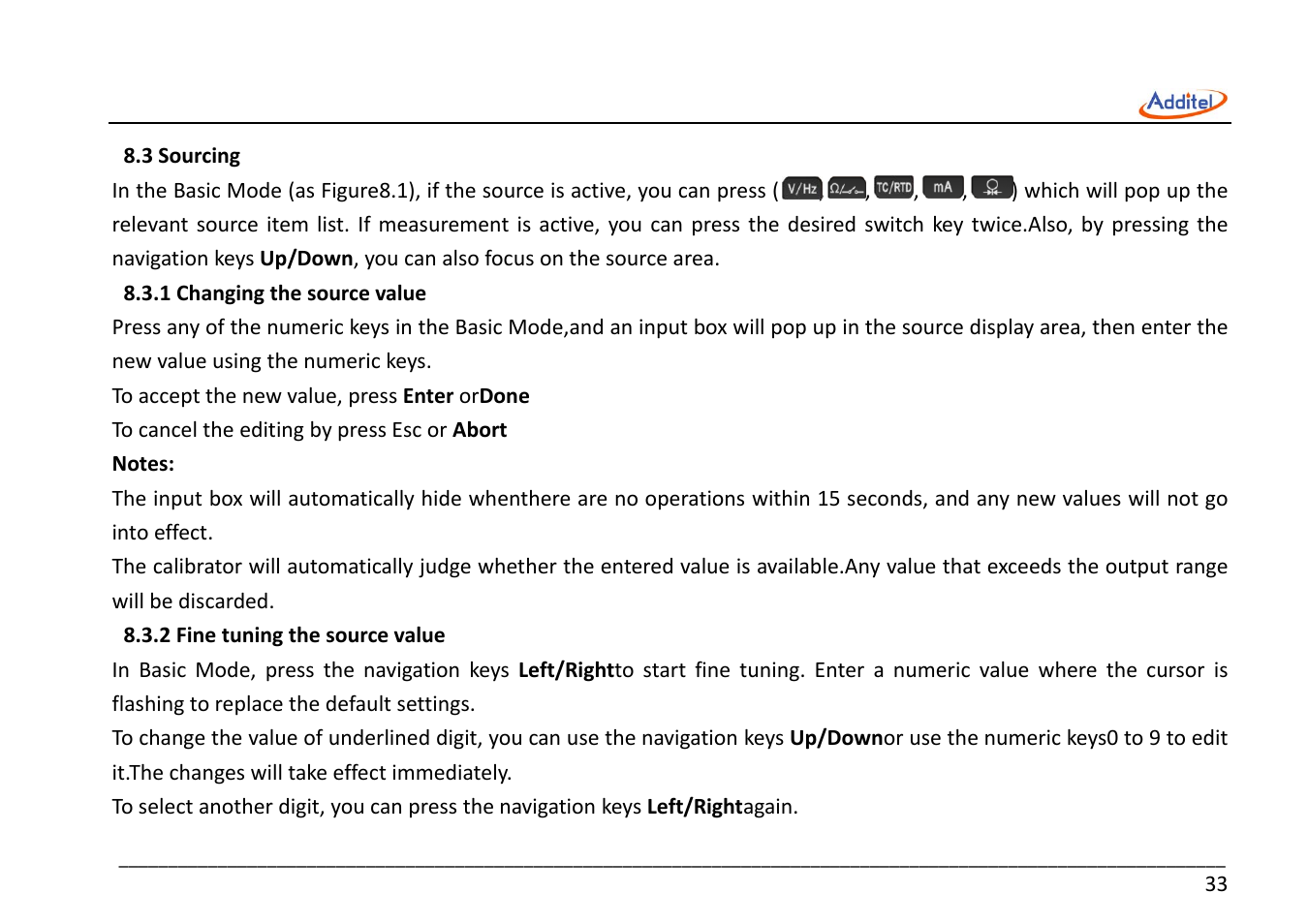 Additel 221A Multifunction Temperature Calibrator User Manual User Manual | Page 40 / 87