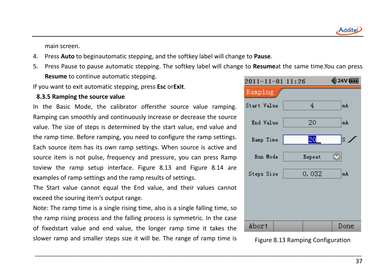 Additel 221A Multifunction Temperature Calibrator User Manual User Manual | Page 44 / 87