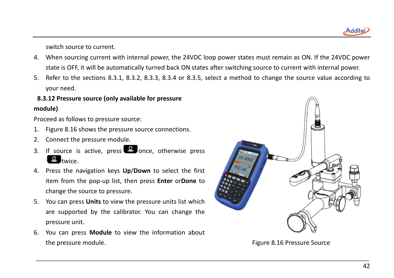 Additel 221A Multifunction Temperature Calibrator User Manual User Manual | Page 49 / 87
