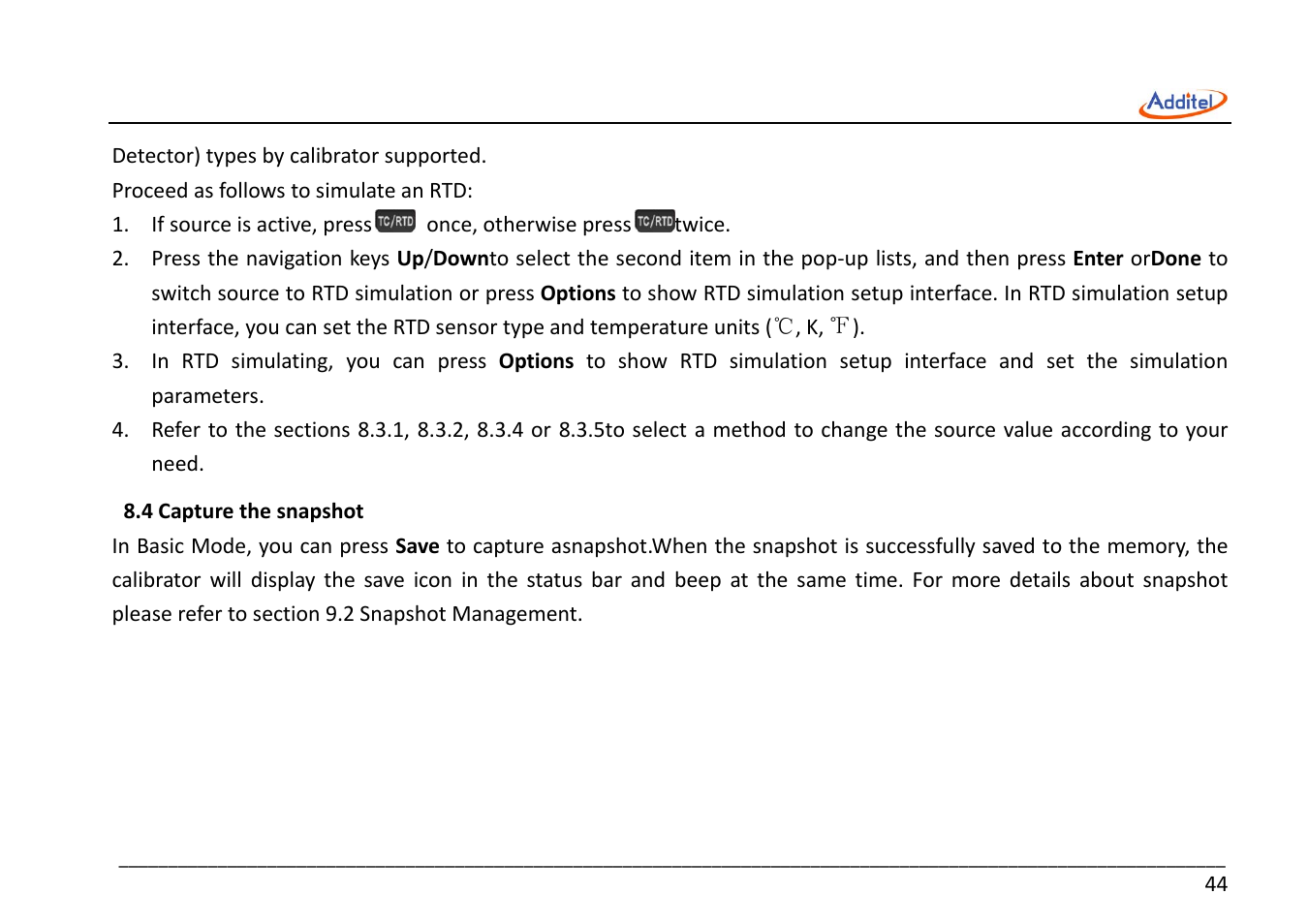 Additel 221A Multifunction Temperature Calibrator User Manual User Manual | Page 51 / 87