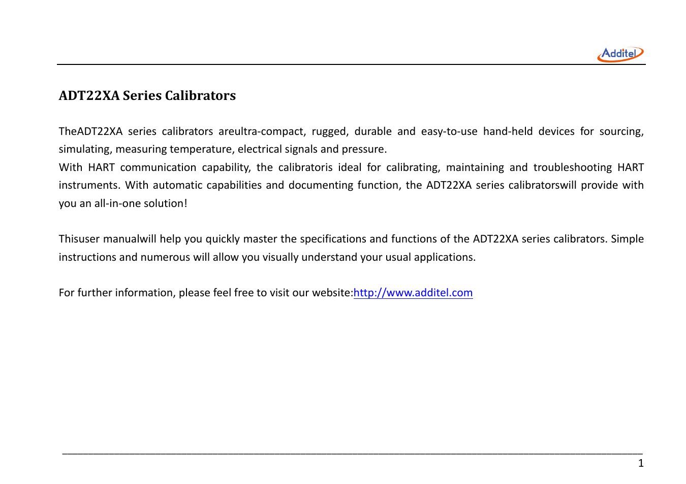 Additel 221A Multifunction Temperature Calibrator User Manual User Manual | Page 8 / 87