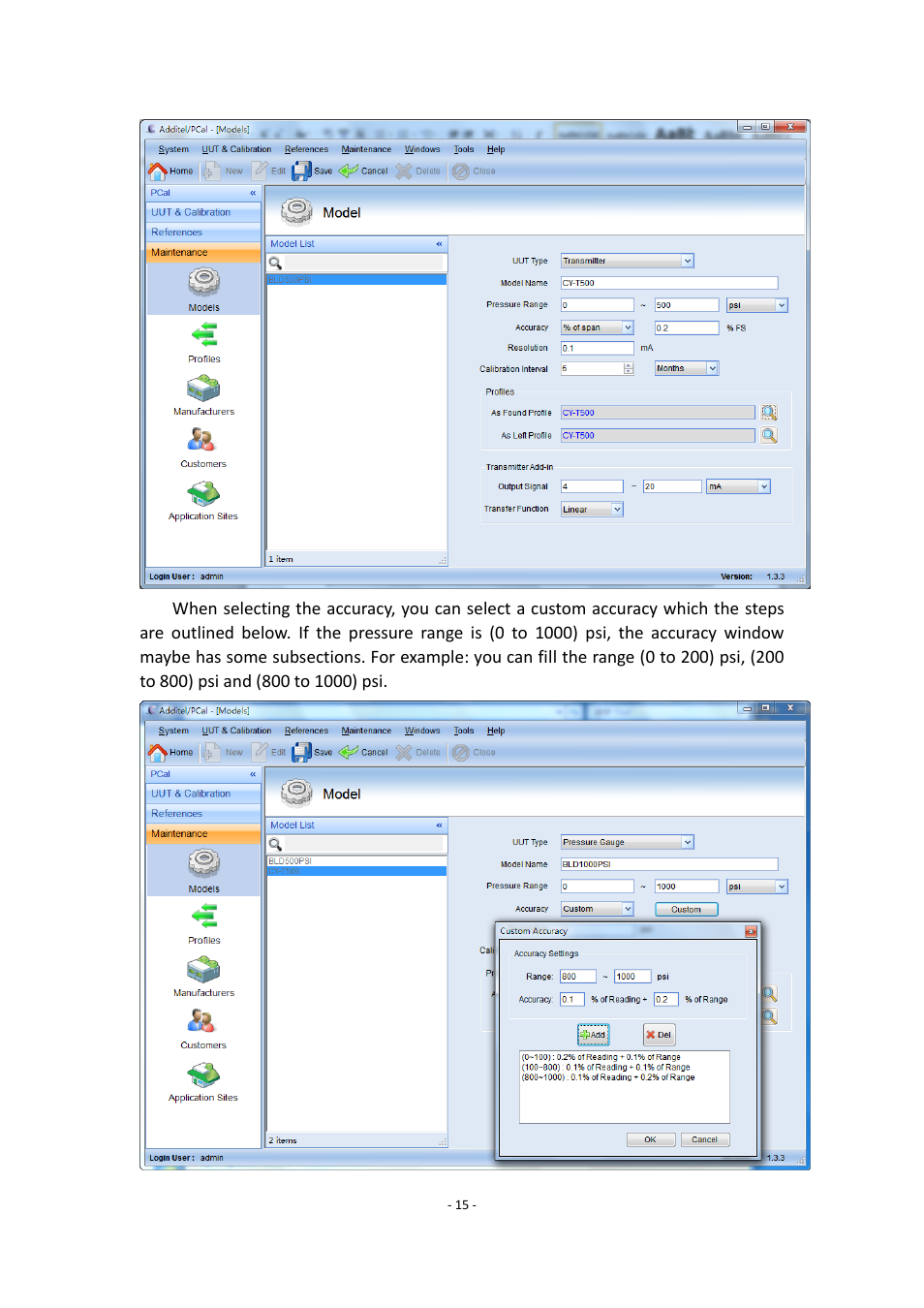 Additel PCal User Manual User Manual | Page 16 / 35