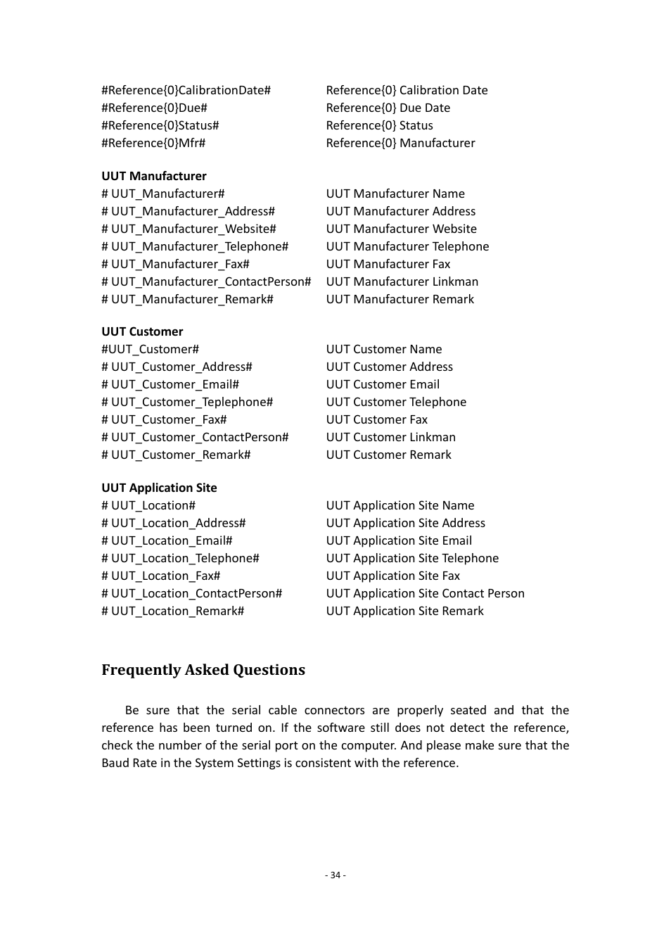 Frequently asked questions | Additel PCal User Manual User Manual | Page 35 / 35