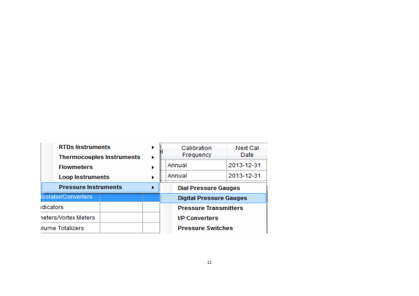 1 instruments area | Additel Cal User Manual User Manual | Page 12 / 31