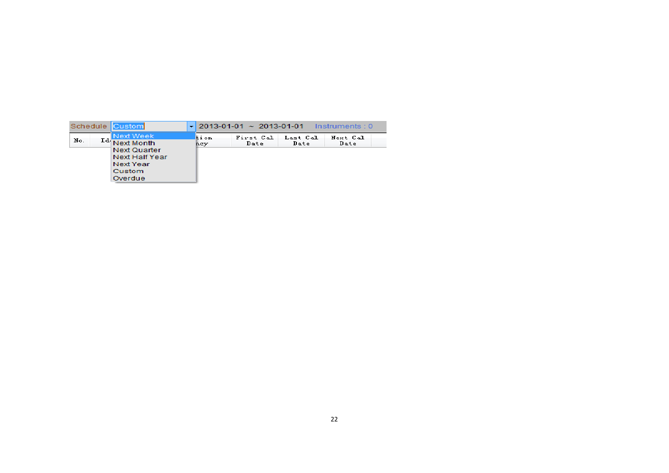 1 schedule options, 2 export wizard, 3 tasks area | Additel Cal User Manual User Manual | Page 22 / 31