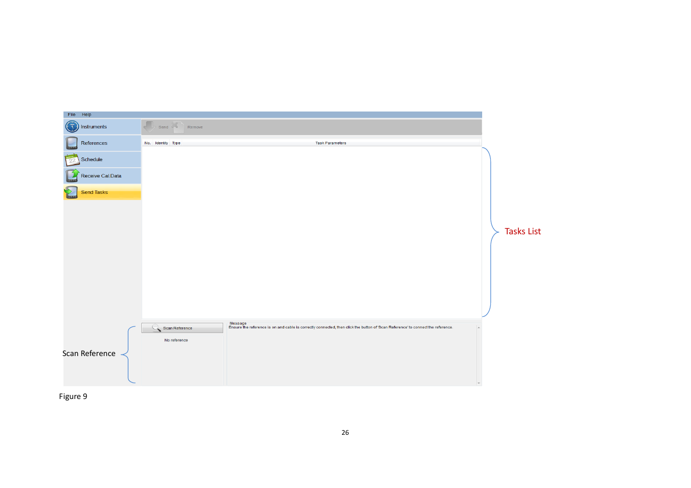 Chapter 9 send tasks | Additel Cal User Manual User Manual | Page 26 / 31