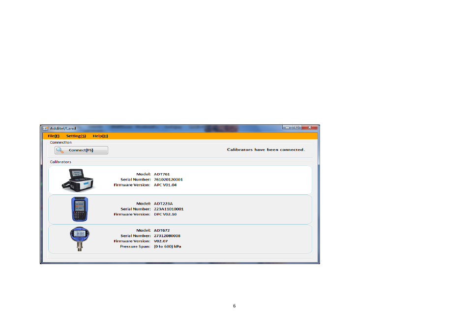 Chapter 4 home screen, 1 using the home screen | Additel Land User Manual User Manual | Page 6 / 18