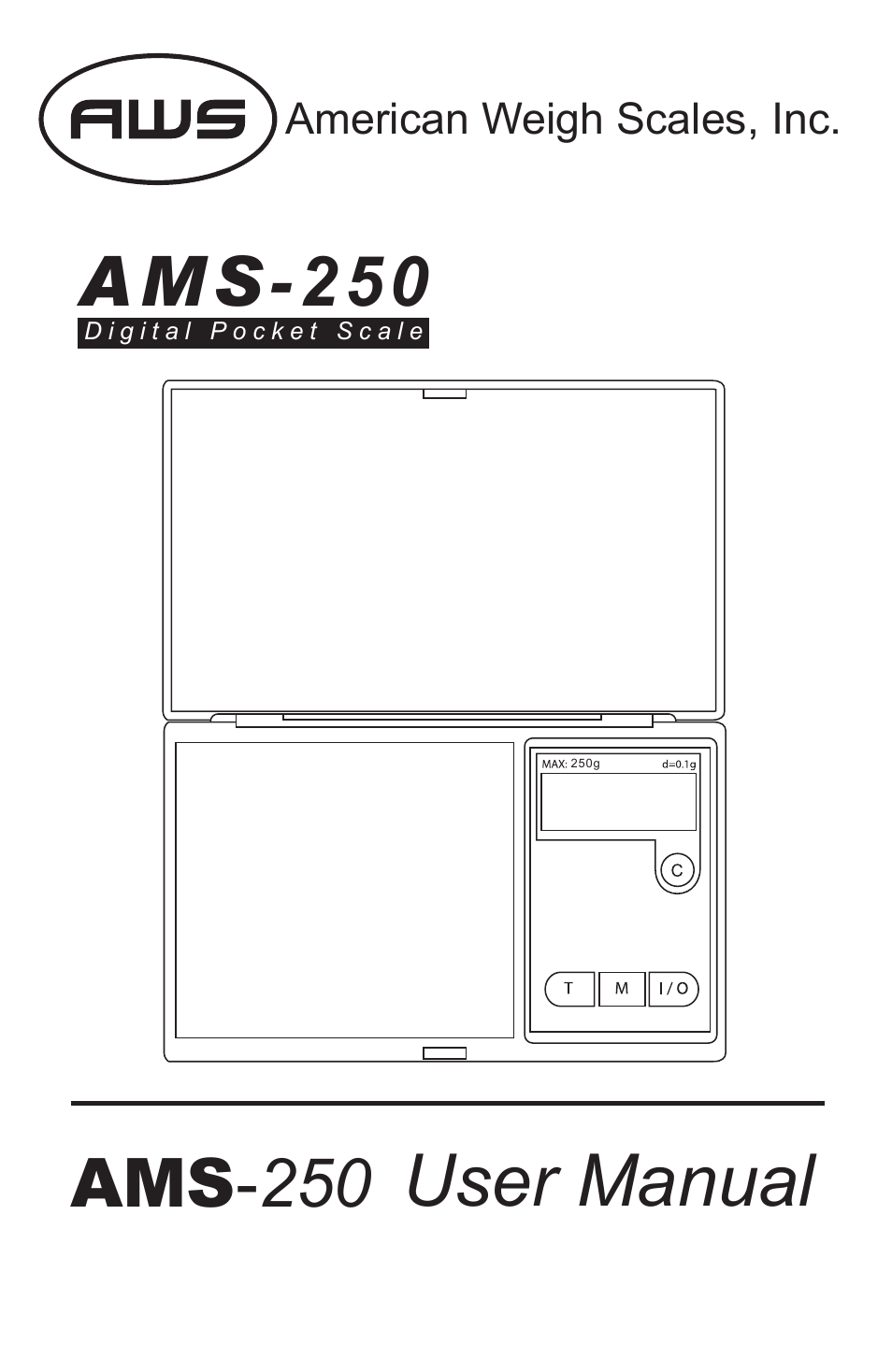 American Weigh Scales AMS-250 User Manual | 5 pages