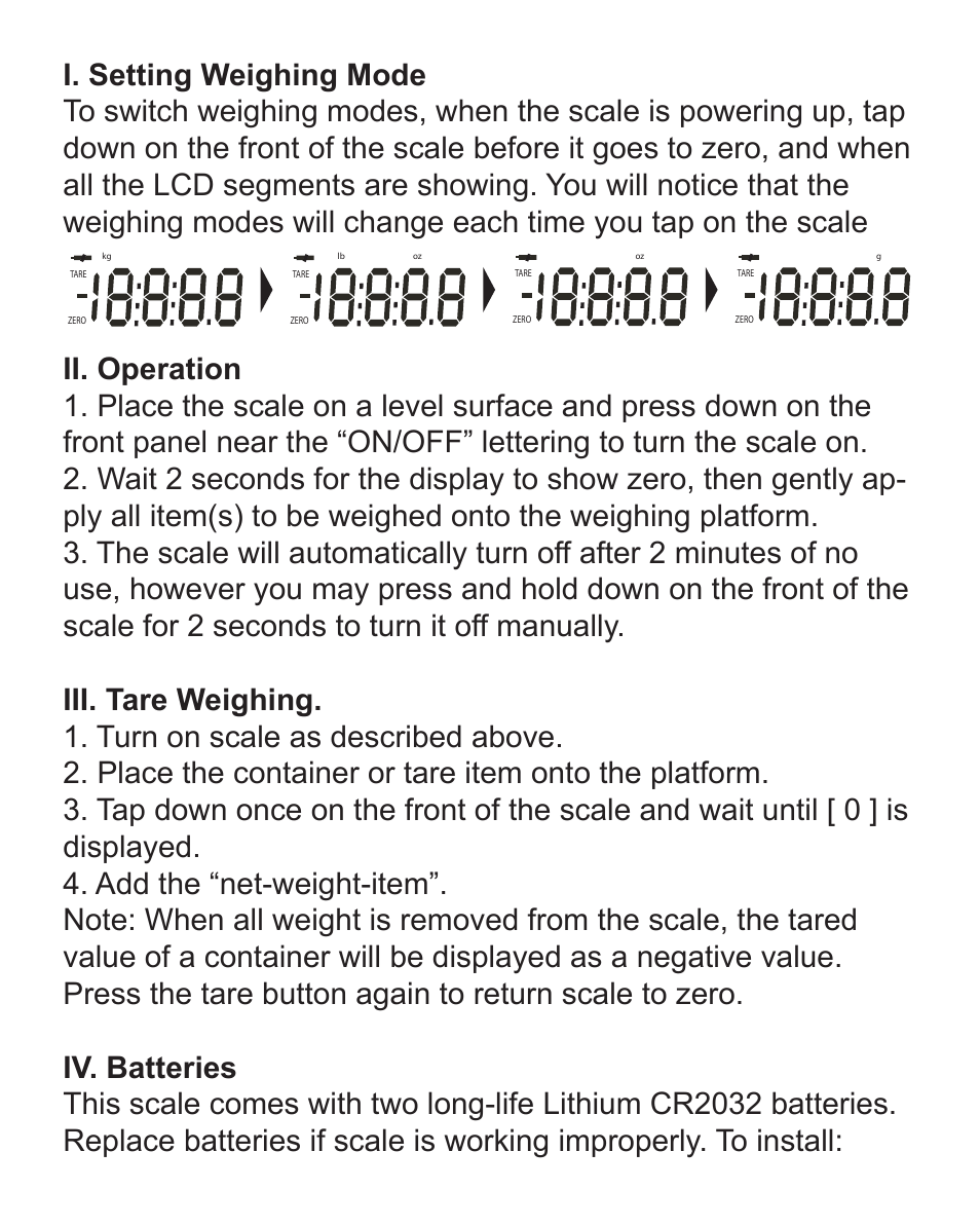 American Weigh Scales AMW-505 User Manual | Page 3 / 4
