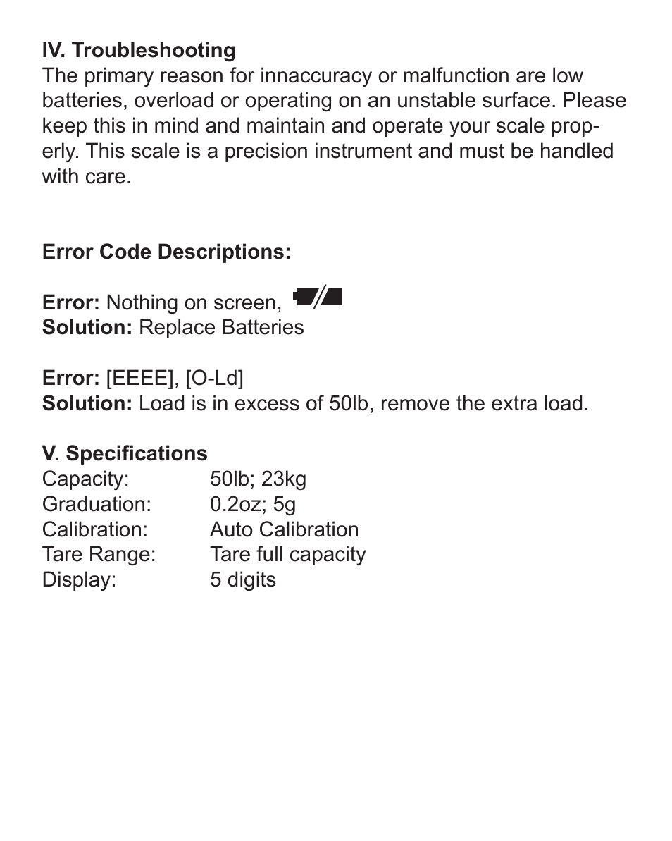 American Weigh Scales AMW-850 User Manual | Page 4 / 4