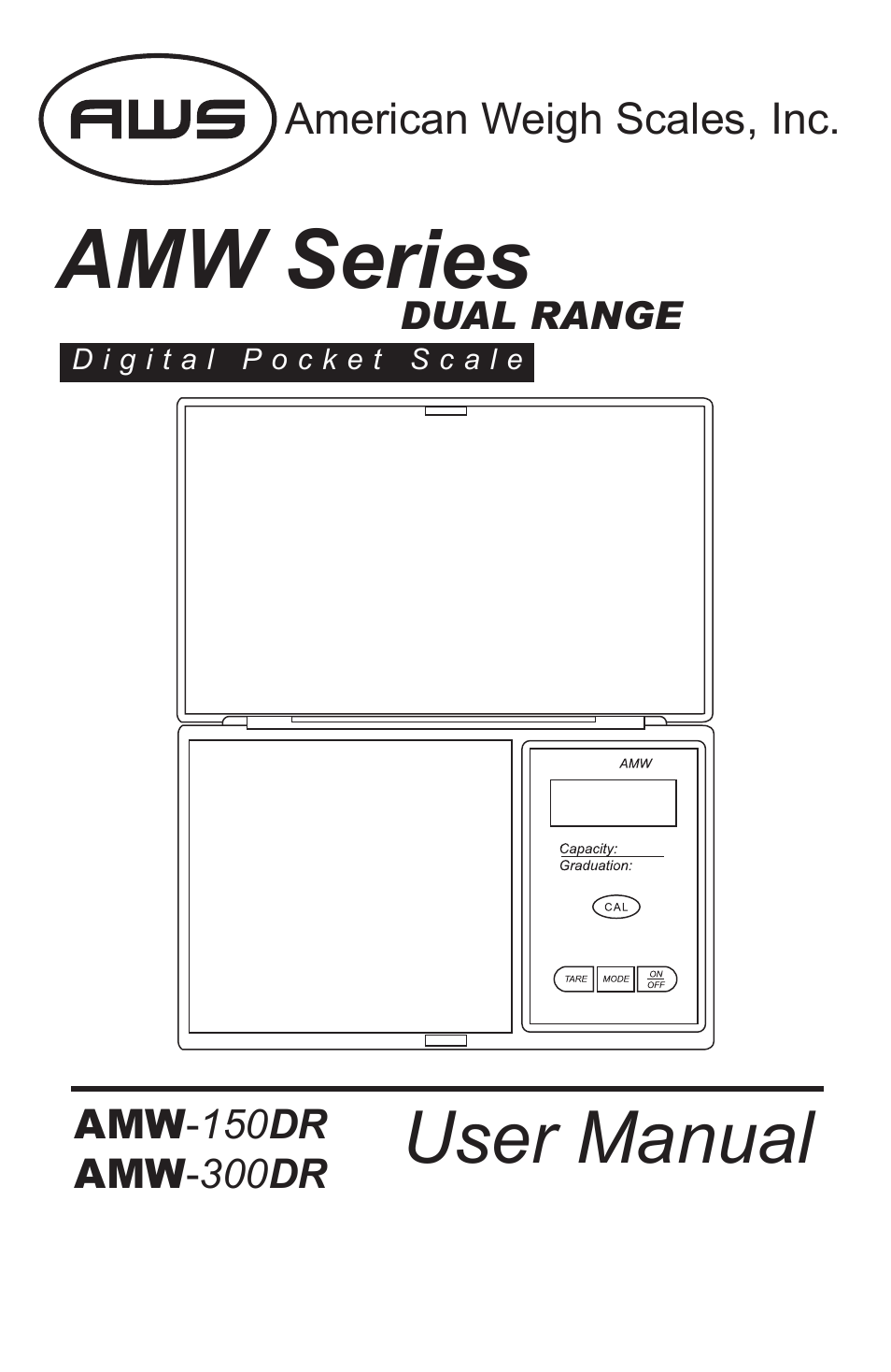 American Weigh Scales AMW-300DR User Manual | 6 pages
