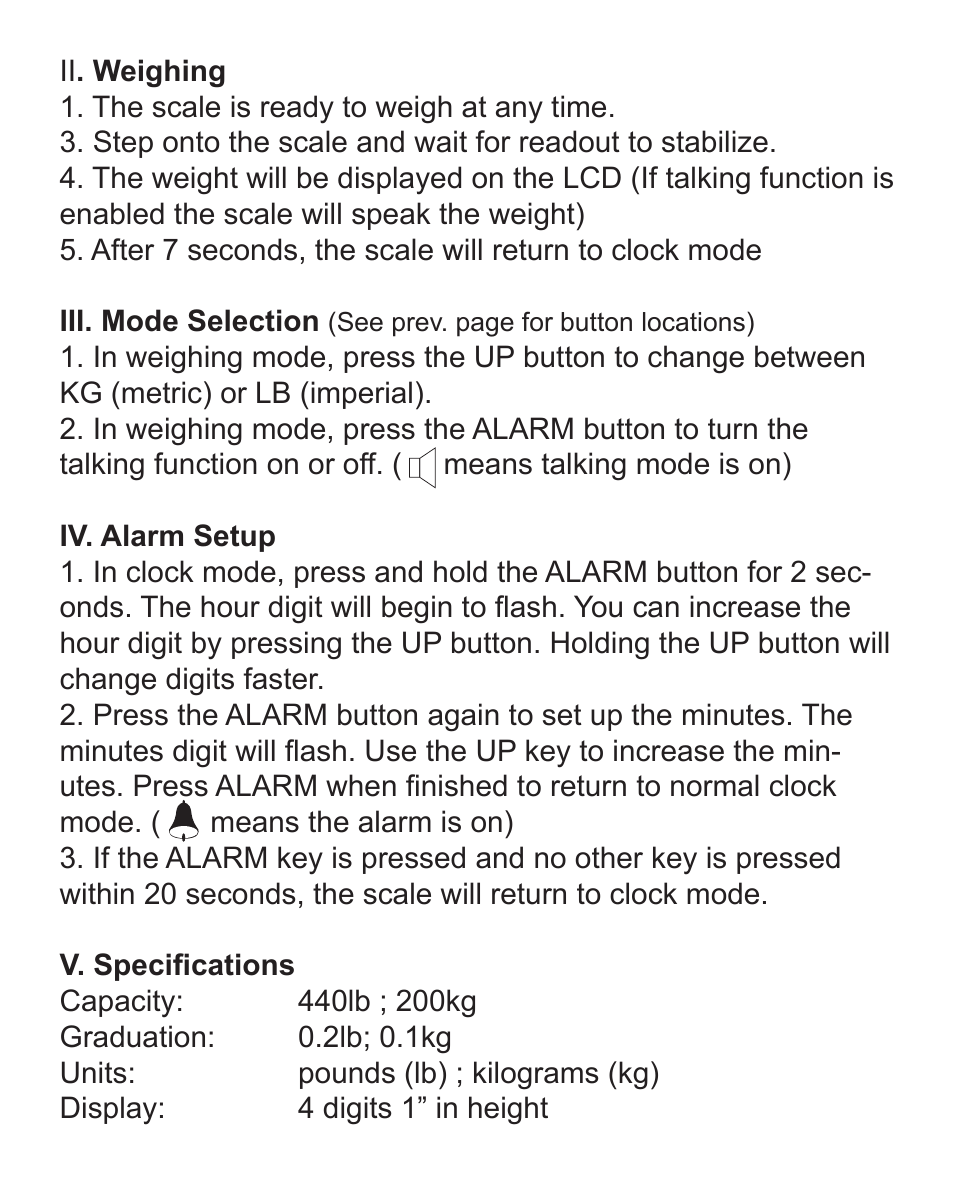 American Weigh Scales AMW-TC200 User Manual | Page 4 / 4