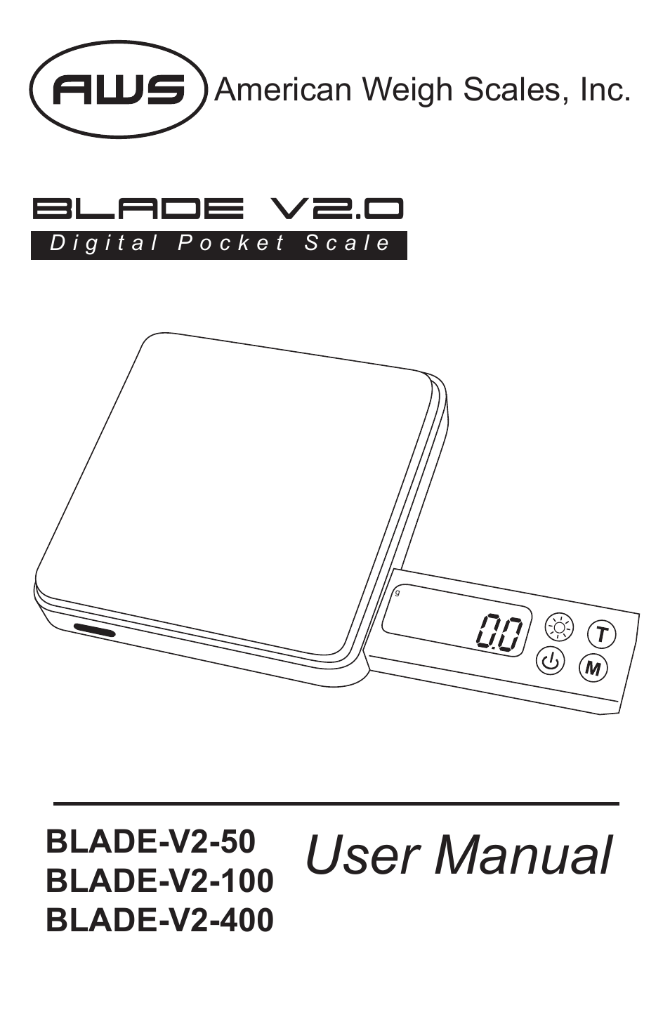 American Weigh Scales Blade-V2-400 User Manual | 5 pages