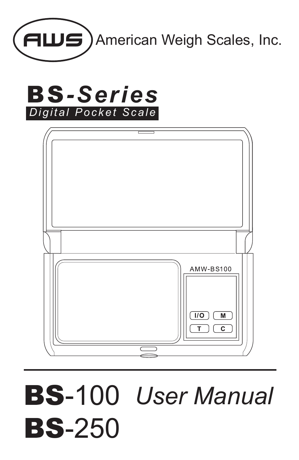 American Weigh Scales BS-250 User Manual | 6 pages