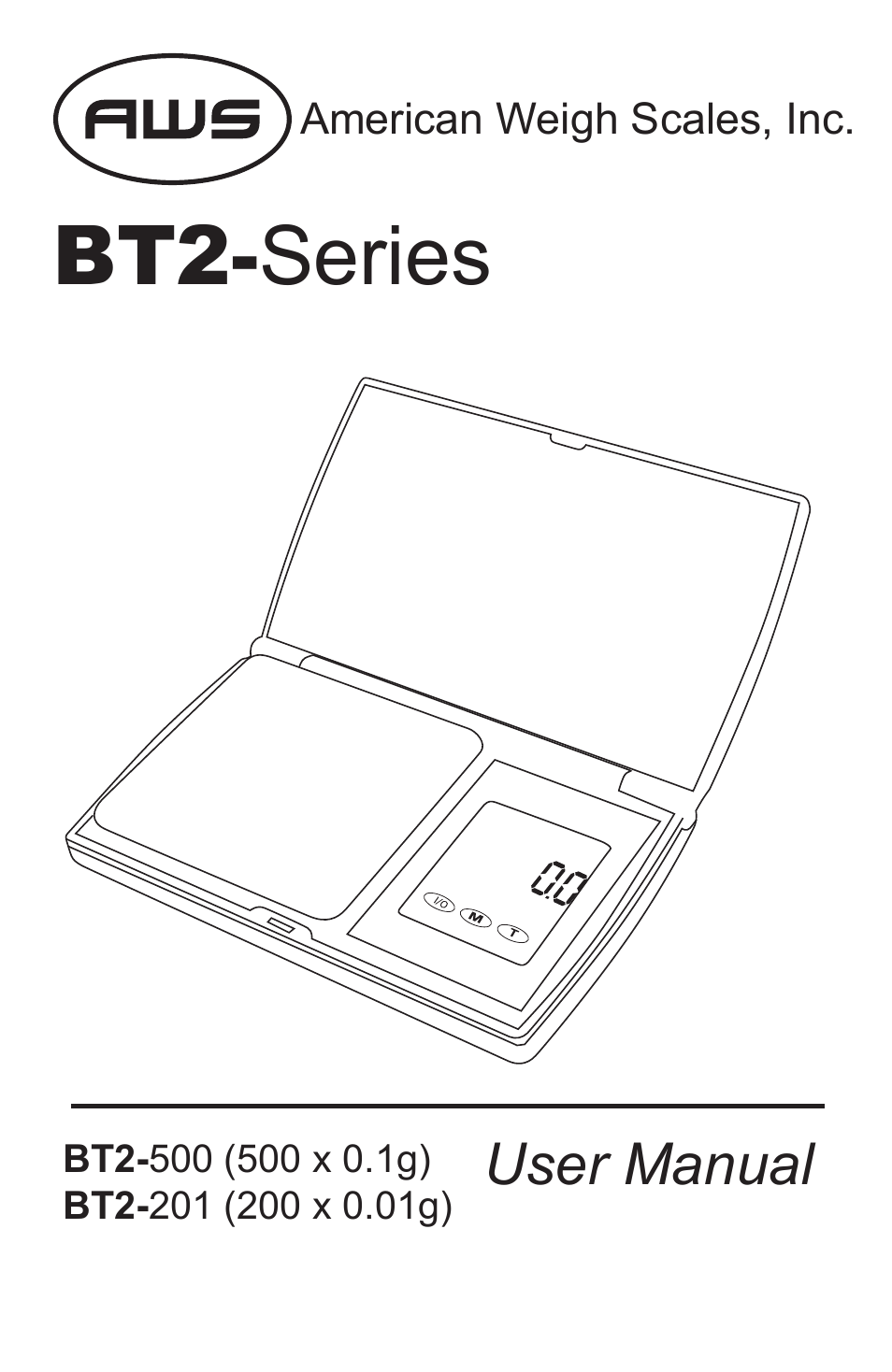 American Weigh Scales BT2-500 User Manual | 5 pages