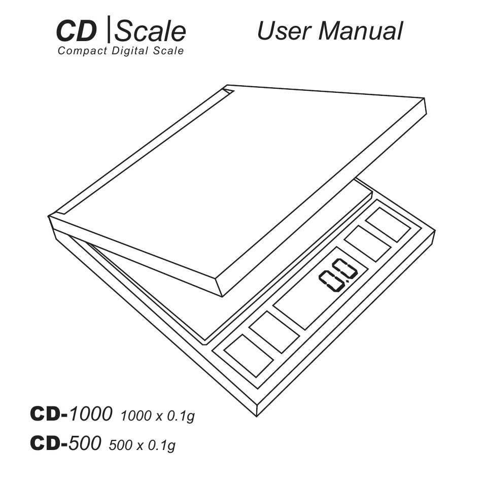 American Weigh Scales CD-1000 User Manual | 4 pages