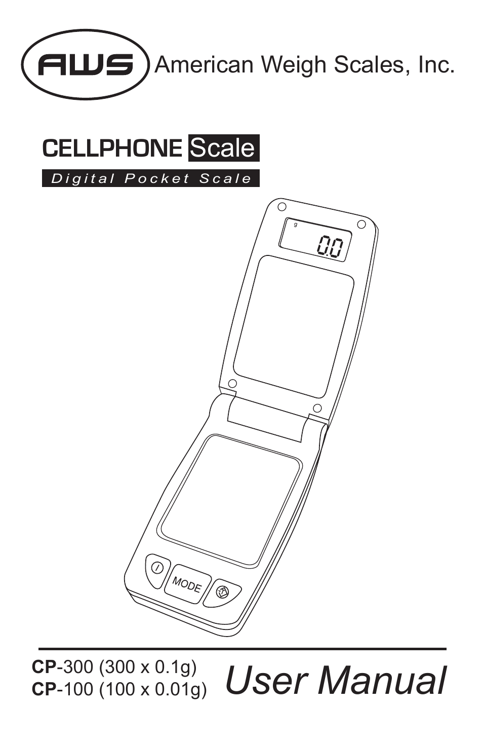 American Weigh Scales CP-300 User Manual | 7 pages