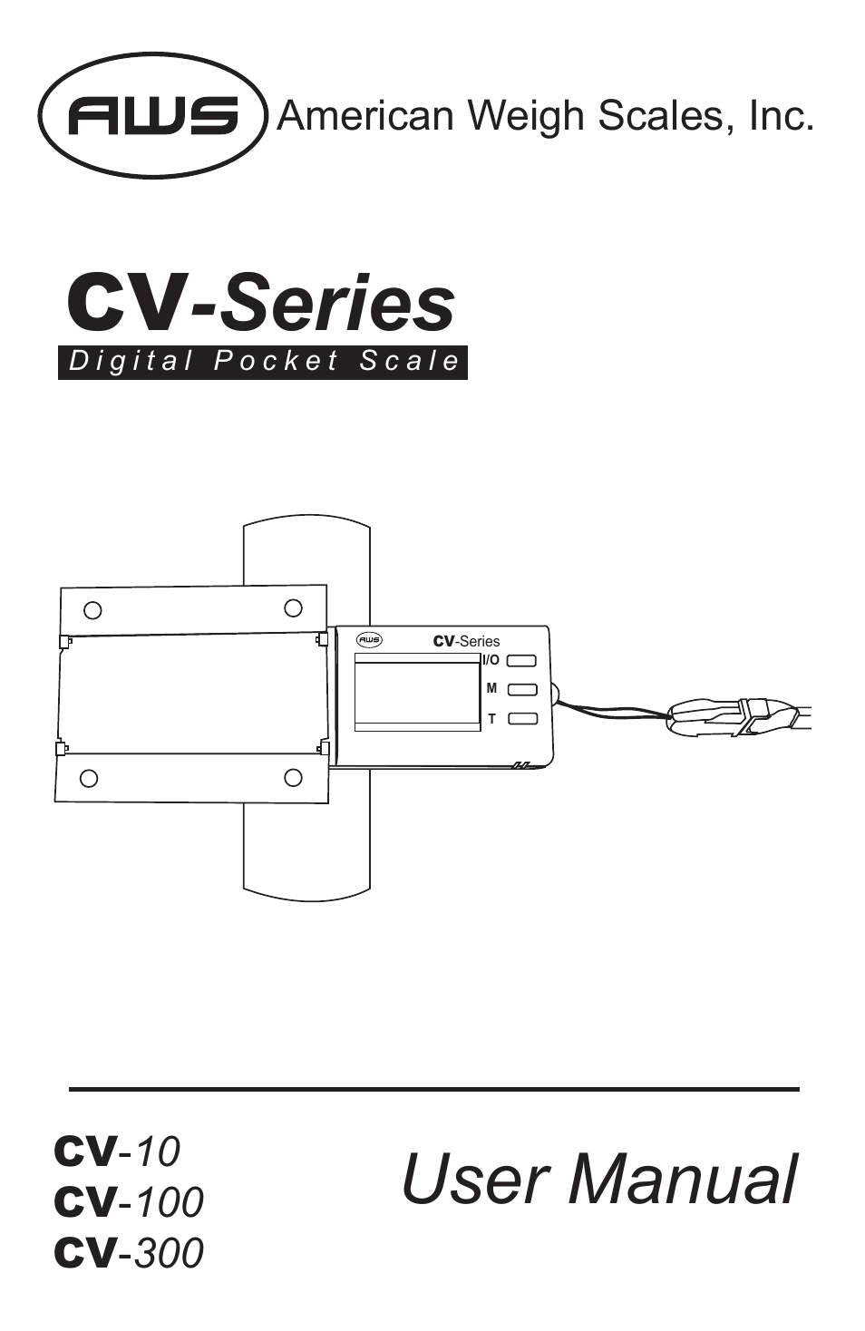 American Weigh Scales CV-300 User Manual | 5 pages