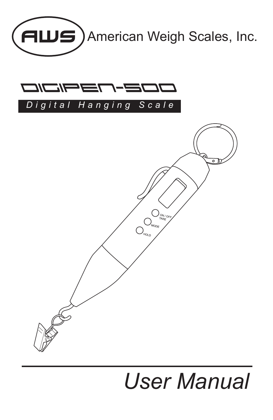 American Weigh Scales DP-500 User Manual | 5 pages