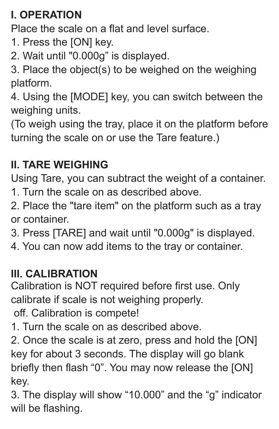 American Weigh Scales Gemini-20 User Manual | Page 3 / 6
