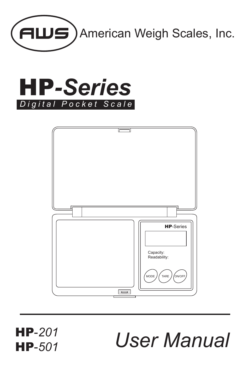 American Weigh Scales HP-501 User Manual | 5 pages