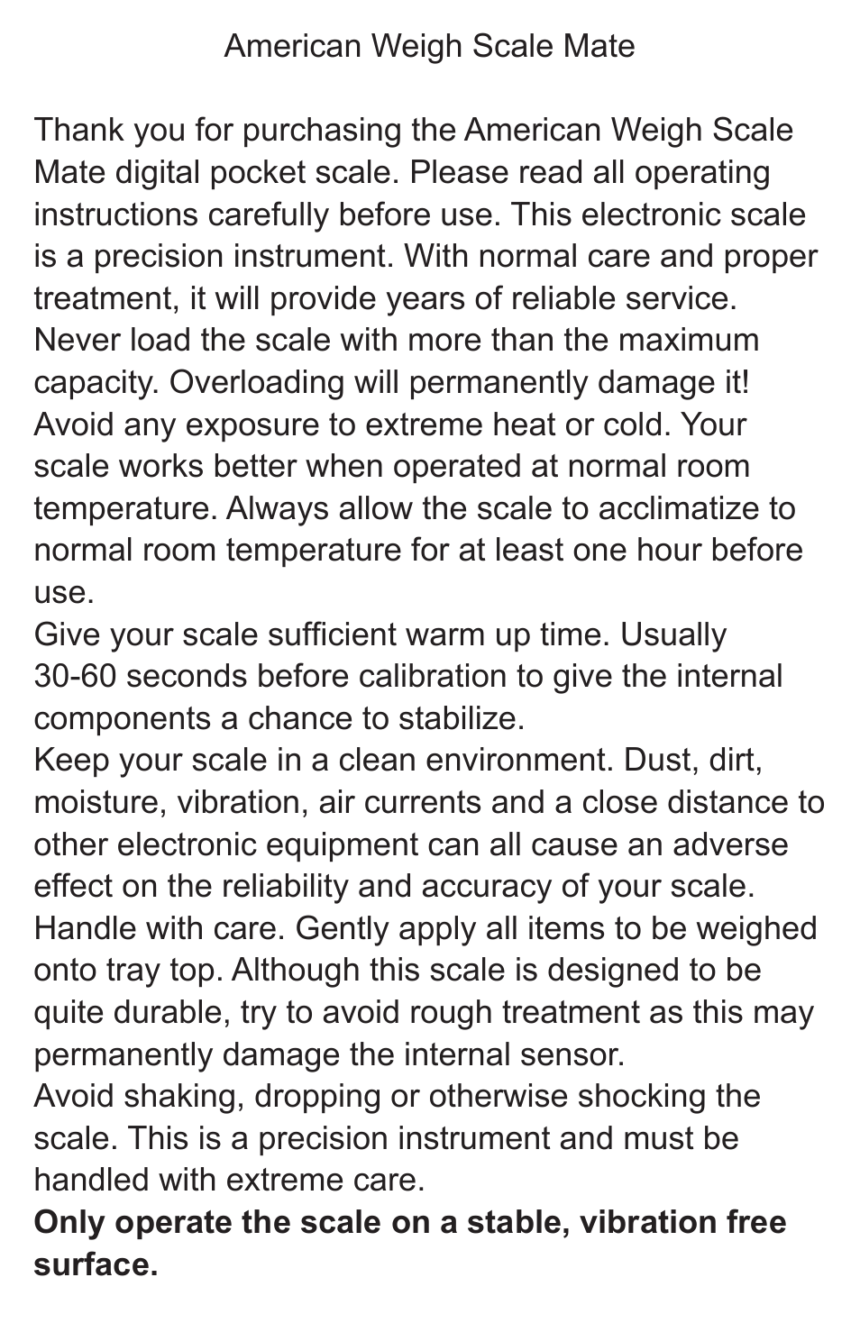 American Weigh Scales SM-DR User Manual | Page 2 / 5