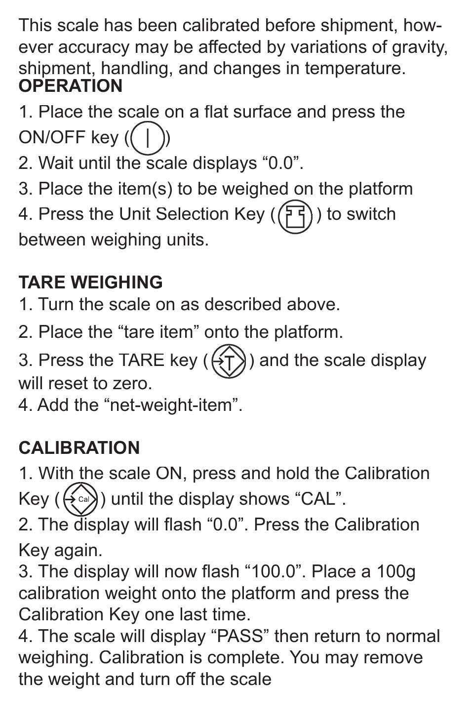 American Weigh Scales XP-150 User Manual | Page 3 / 5