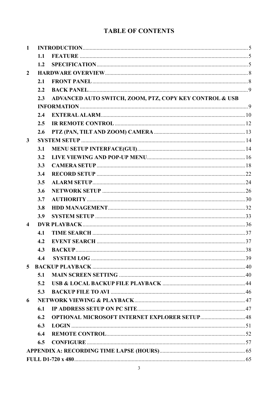 Aposonic A-S0401R1 User Manual | Page 3 / 72