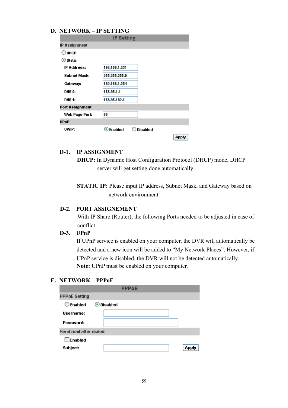 Aposonic A-S0401R1 User Manual | Page 59 / 72