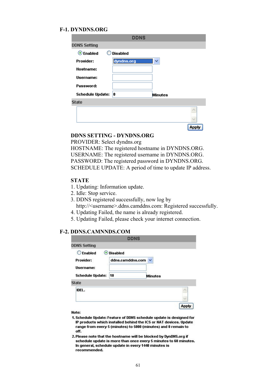 Aposonic A-S0401R1 User Manual | Page 61 / 72