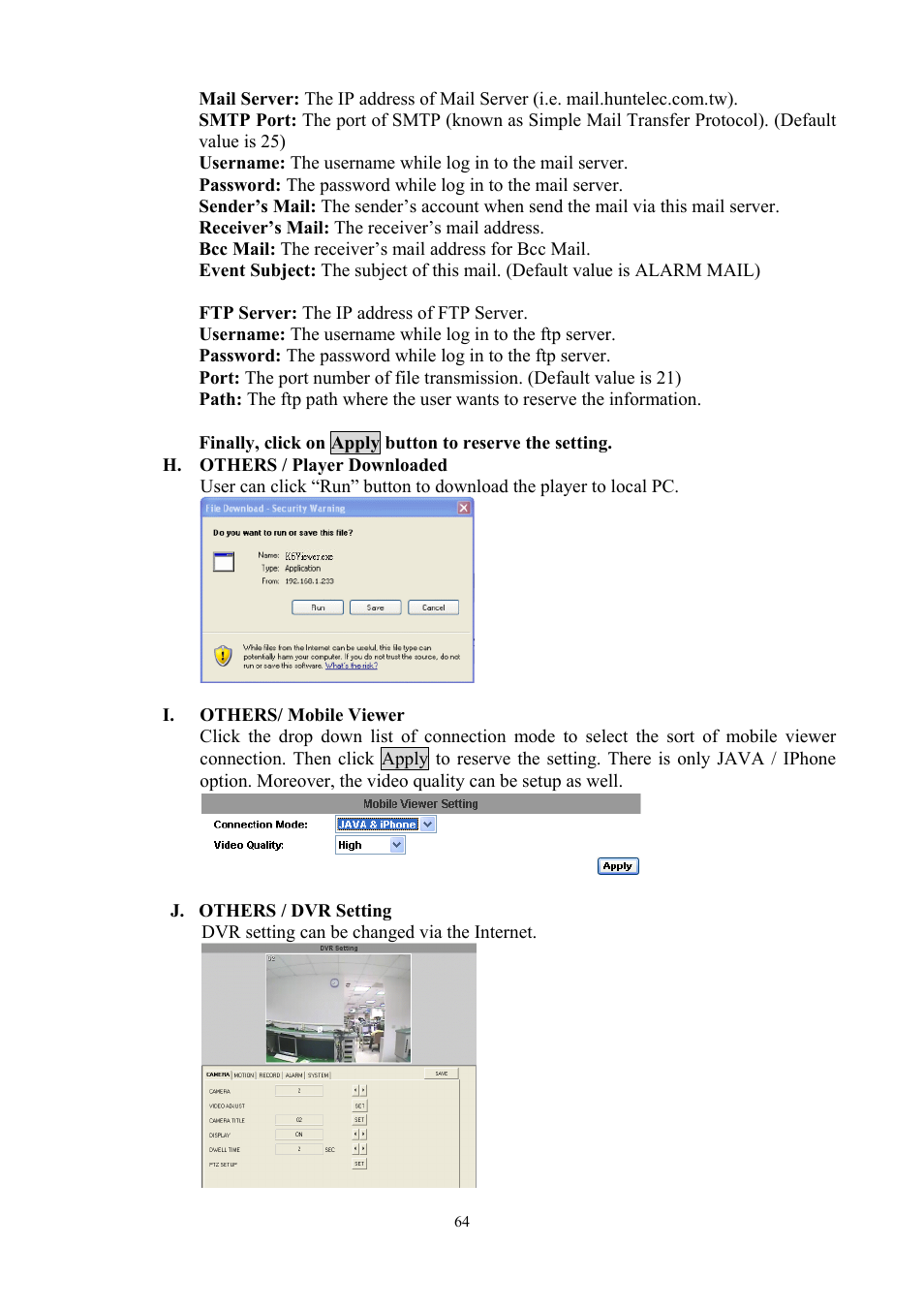 Aposonic A-S0401R1 User Manual | Page 64 / 72