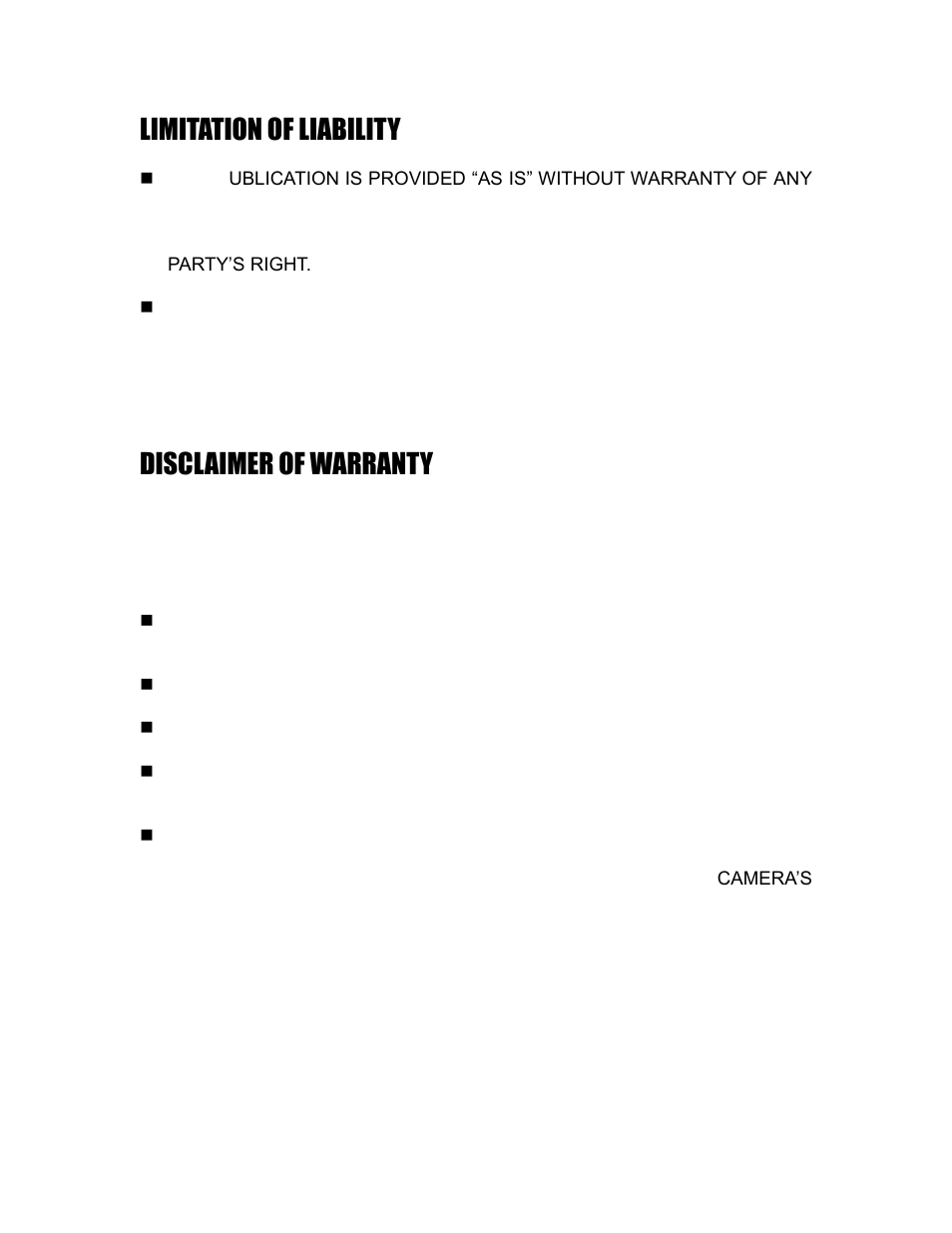 Limitation of liability, Disclaimer of warranty | Aposonic A-S0402R21 User Manual | Page 3 / 83