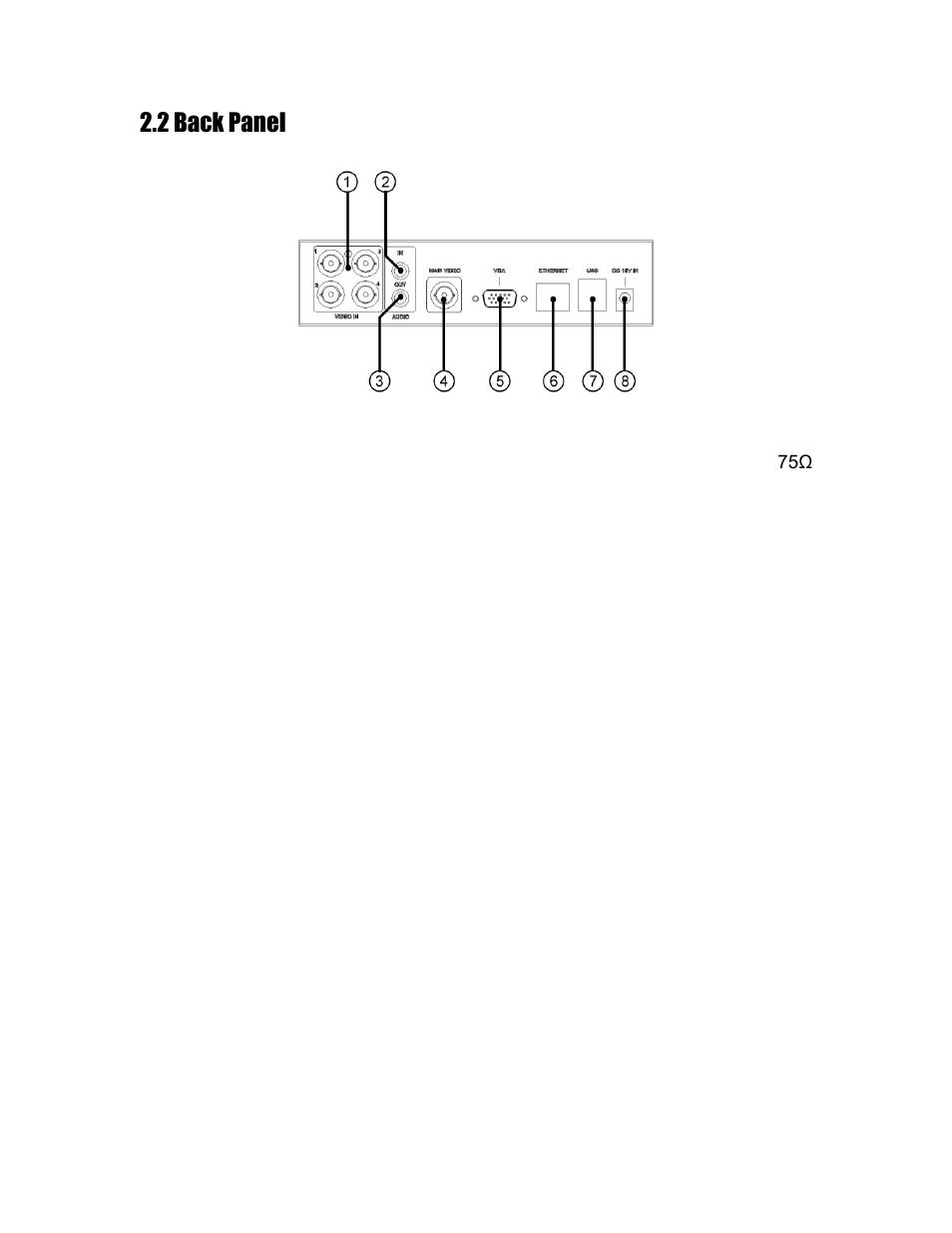 2 back panel | Aposonic A-S0402R21 User Manual | Page 9 / 83