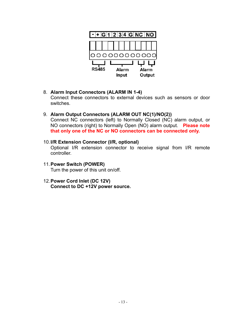 Aposonic A-S0802R18 User Manual | Page 13 / 116