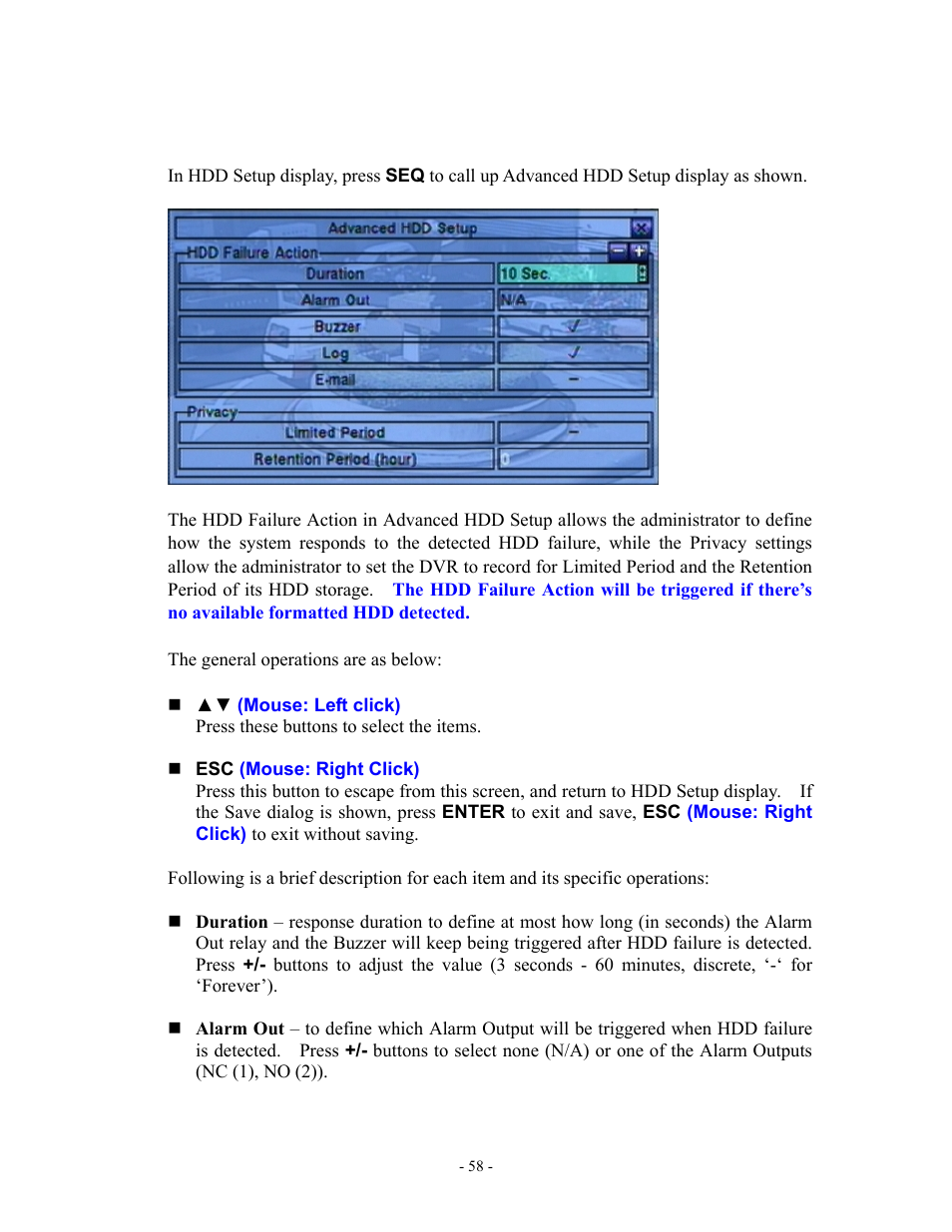 2 advanced hdd setup | Aposonic A-S0802R18 User Manual | Page 58 / 116