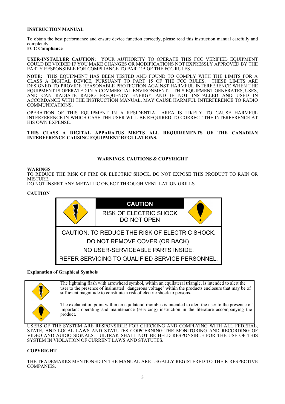 Aposonic A-S0804R3 User Manual | Page 3 / 73