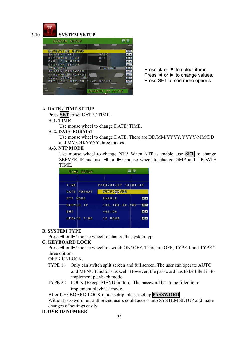 Aposonic A-S0804R3 User Manual | Page 35 / 73