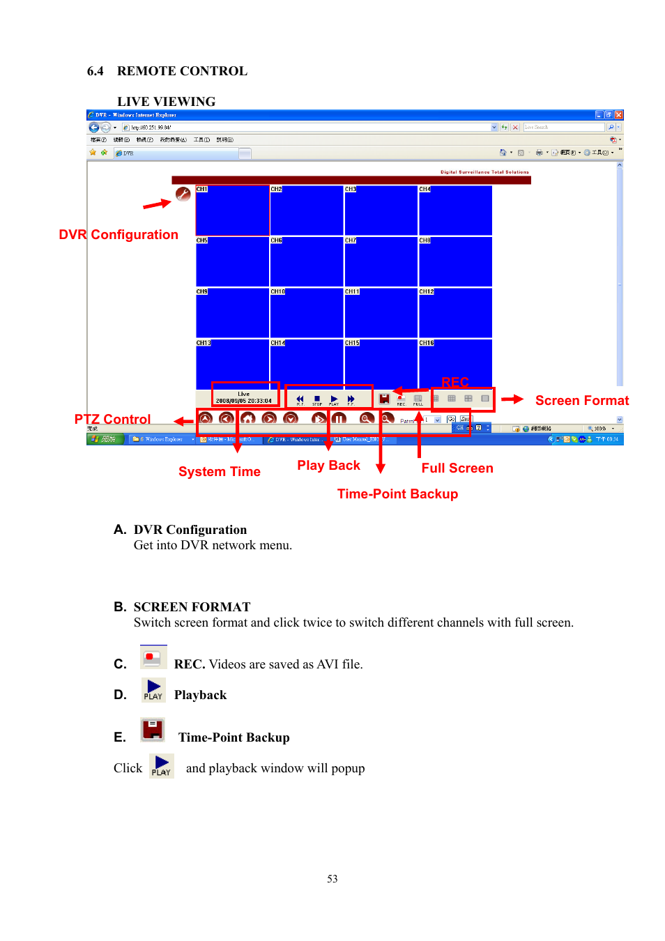 Aposonic A-S0804R3 User Manual | Page 53 / 73