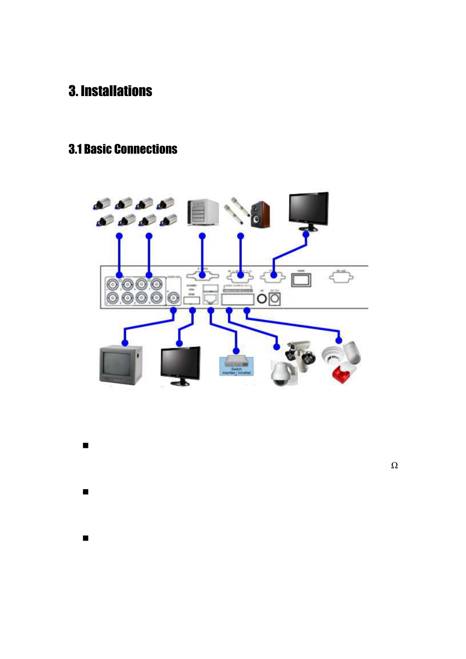 Installations, 1 basic connections | Aposonic A-S1602R25 User Manual | Page 15 / 121