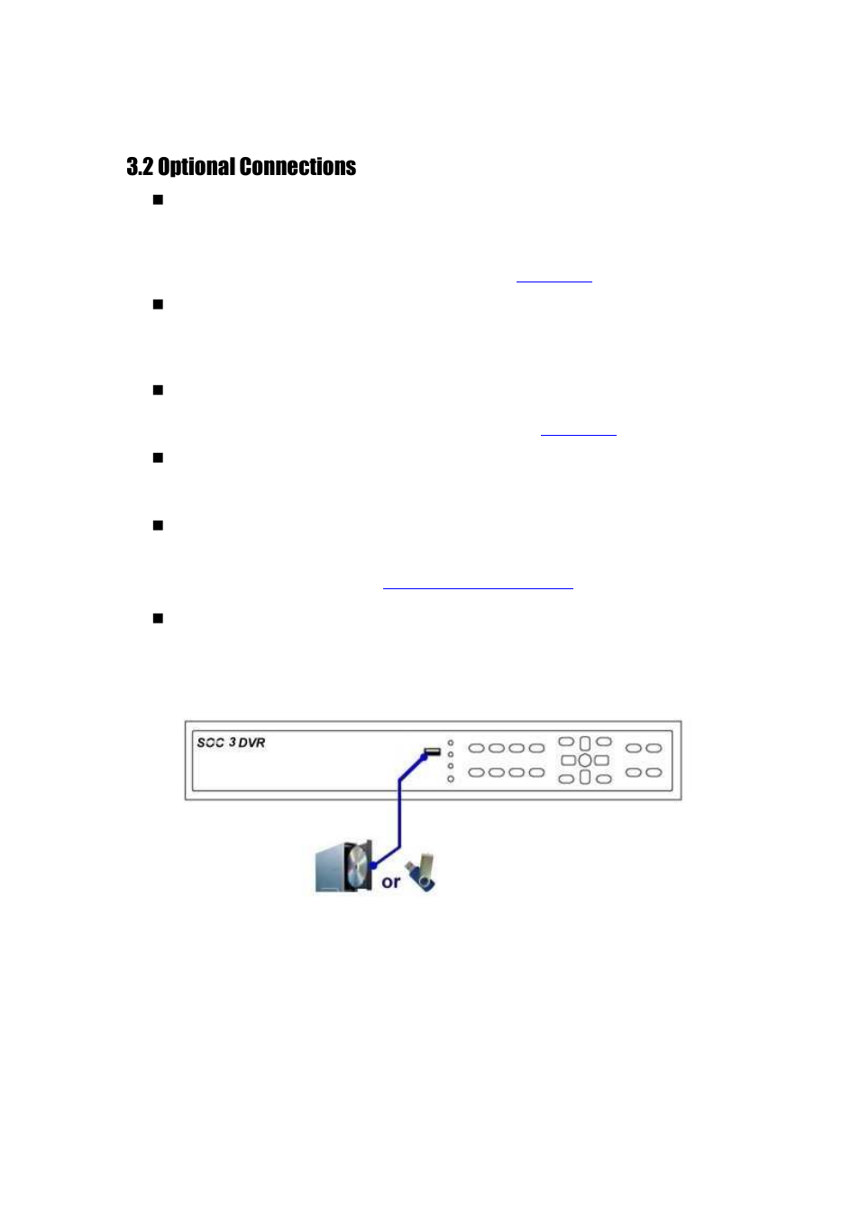 2 optional connections | Aposonic A-S1602R25 User Manual | Page 17 / 121