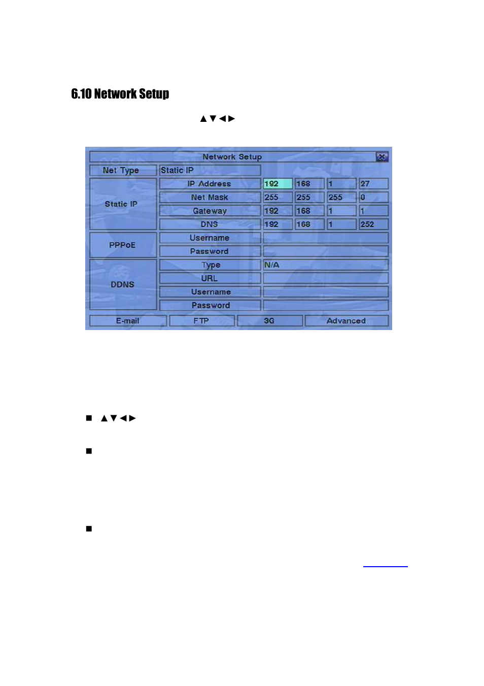 10 network setup | Aposonic A-S1602R25 User Manual | Page 68 / 121