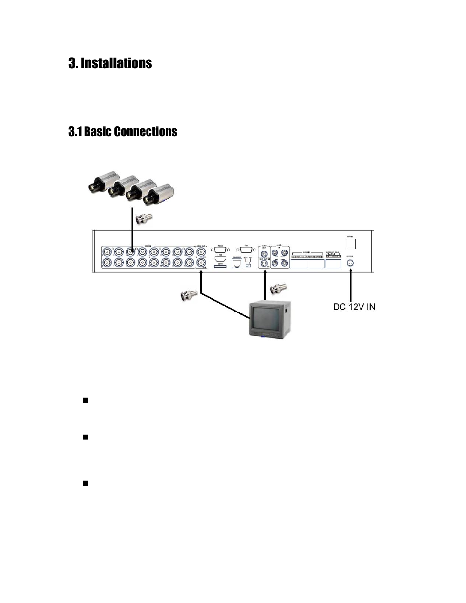 Installations, 1 basic connections | Aposonic A-S1604R20A User Manual | Page 15 / 121