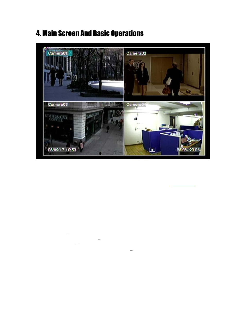 Main screen and basic operations | Aposonic A-S1604R20A User Manual | Page 21 / 121