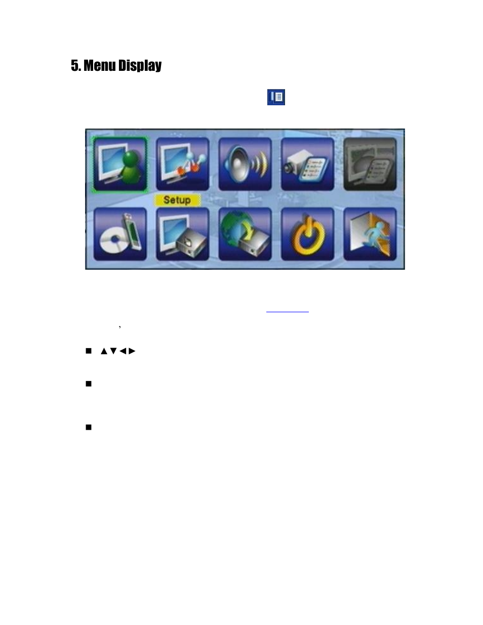 Menu display | Aposonic A-S1604R20A User Manual | Page 27 / 121