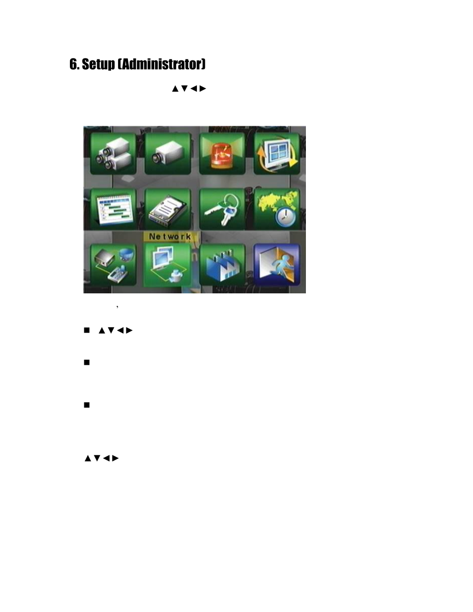 Setup (administrator) | Aposonic A-S1604R20A User Manual | Page 37 / 121