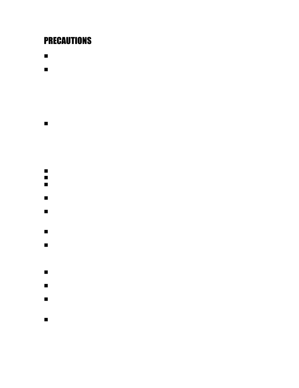 Precautions | Aposonic A-S1604R20A User Manual | Page 4 / 121