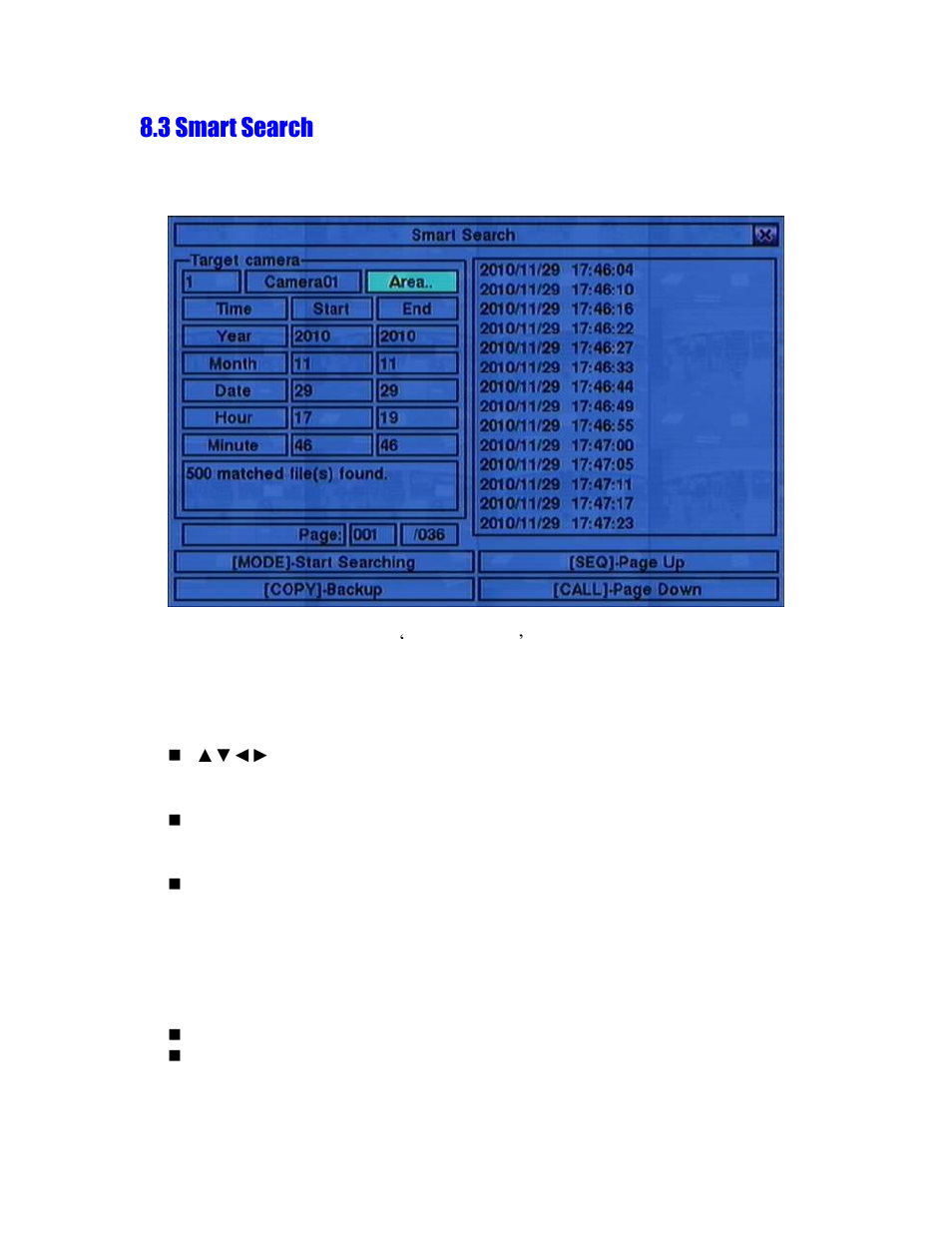 3 smart search | Aposonic A-S1604R20A User Manual | Page 82 / 121
