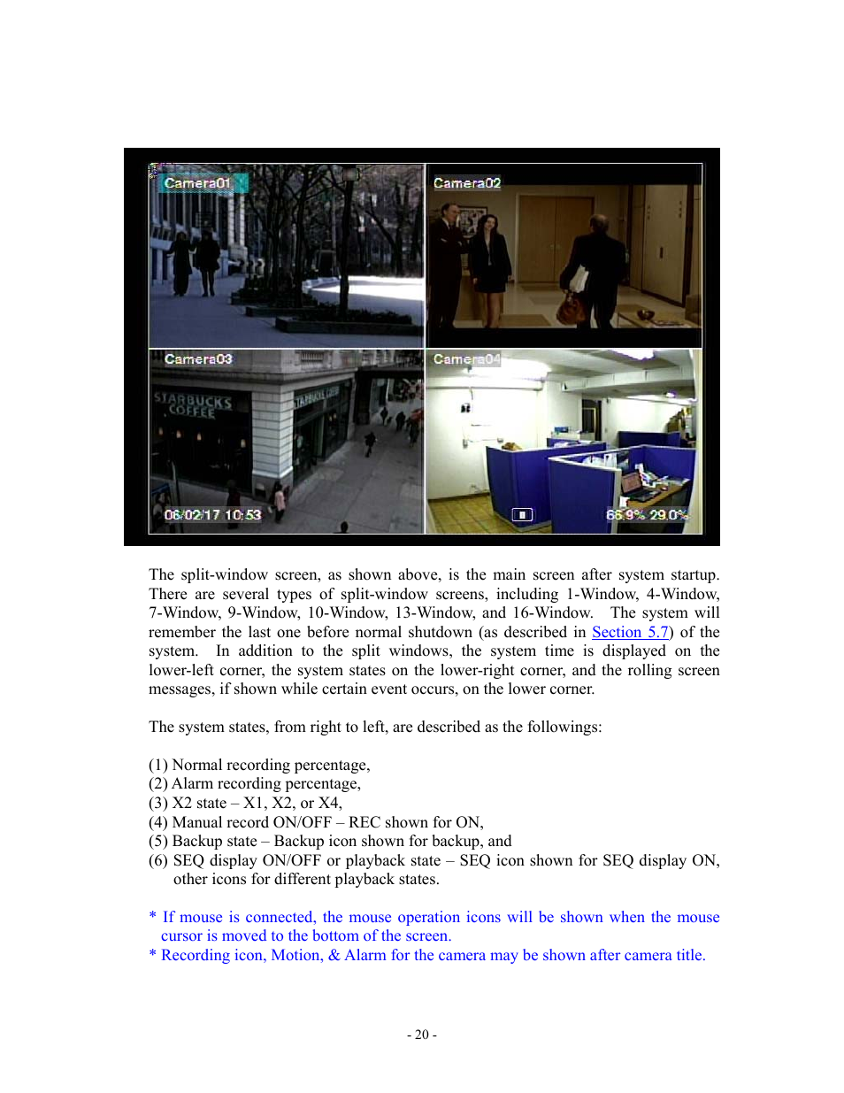 Main screen and basic operations | Aposonic A-S1602R20B User Manual | Page 20 / 120